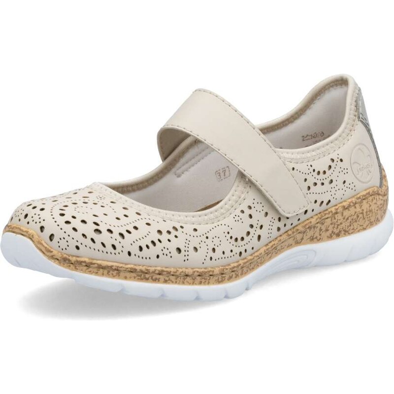 Dámske baleríny RIEKER N4299-60 béžová S6 61788546
