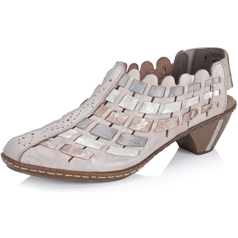 Dámske lodičky RIEKER 46778-64 béžová S6 39597287