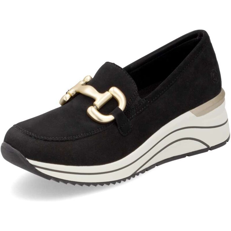 RIEKER Dámske mokasíny REMONTE D0T12-02 čierna S6 61788577