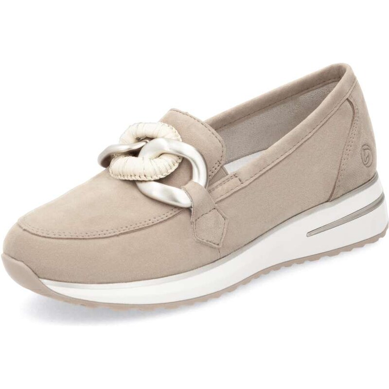 RIEKER Dámske mokasíny REMONTE D1G11-62 béžová S5 61788580