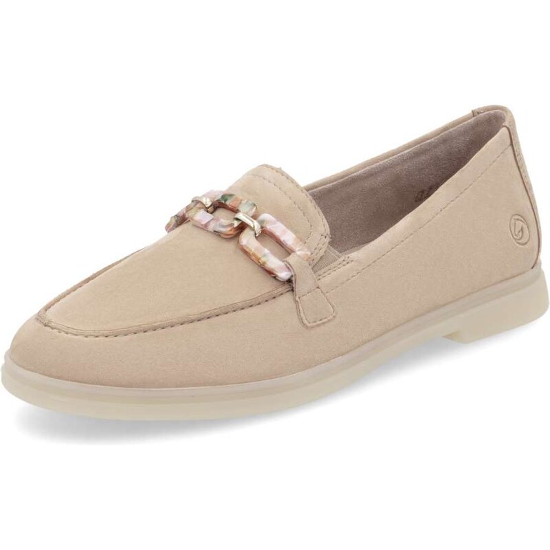 RIEKER Dámske mokasíny REMONTE D2F00-62 béžová S5 61788584