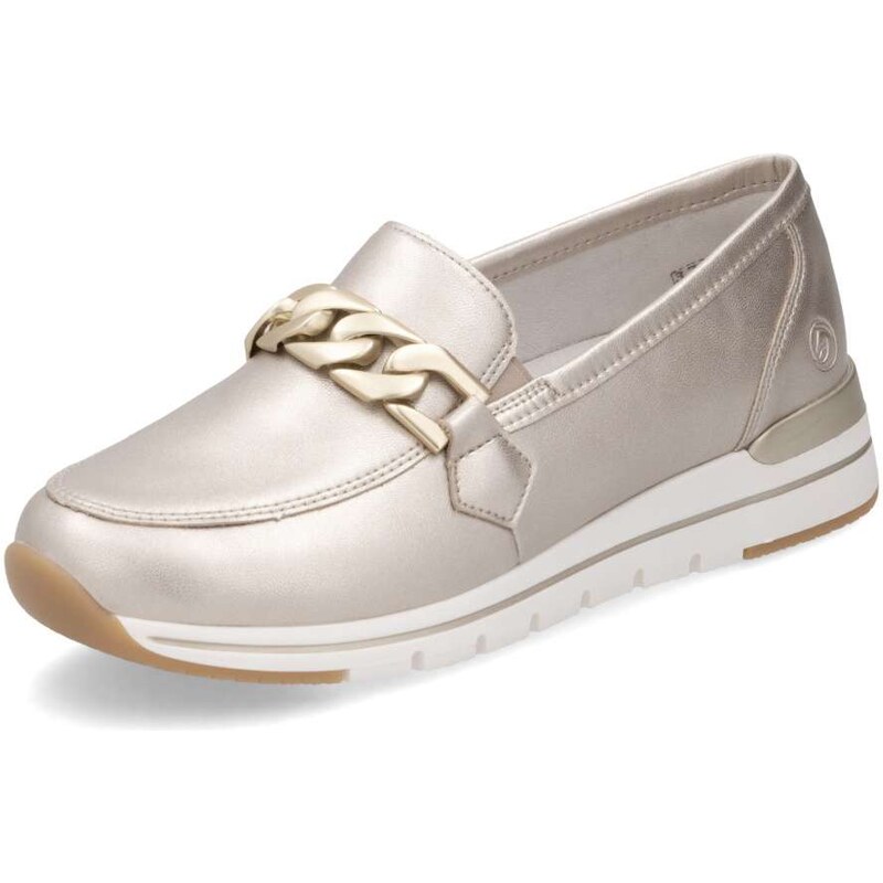 RIEKER Dámske mokasíny REMONTE R6711-90 zlatá S5 61788585