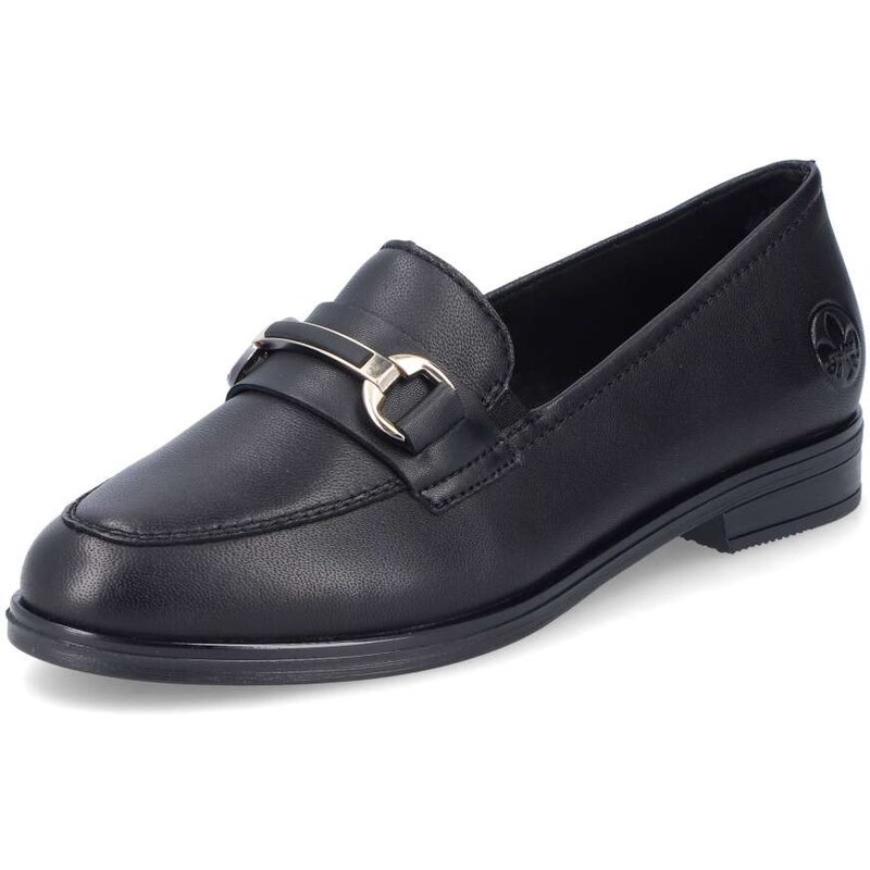 Dámske mokasíny RIEKER 46262-01 čierna S6 56252101