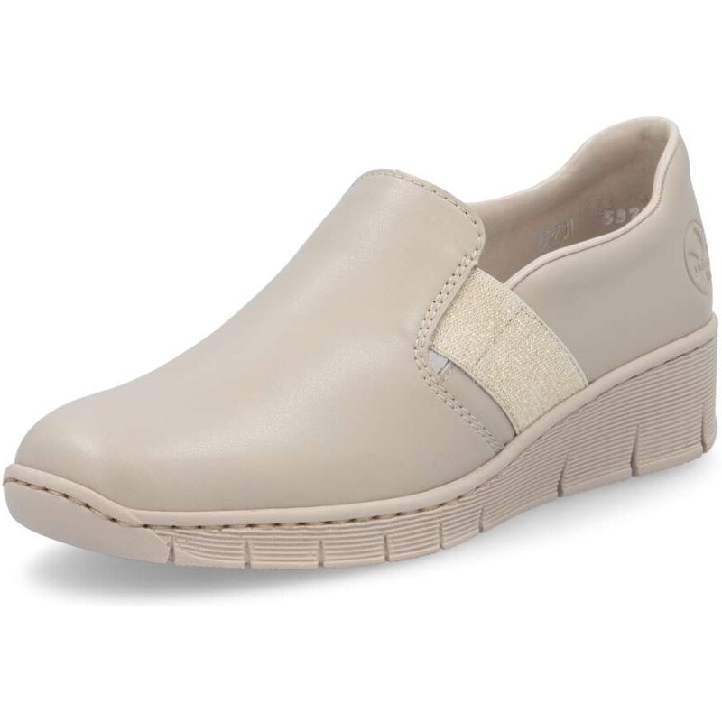 Dámske mokasíny RIEKER 53784-60 béžová S5 61788603