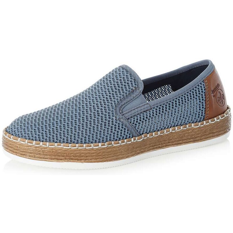 Dámske mokasíny RIEKER L7873-12 modrá S6 61788611