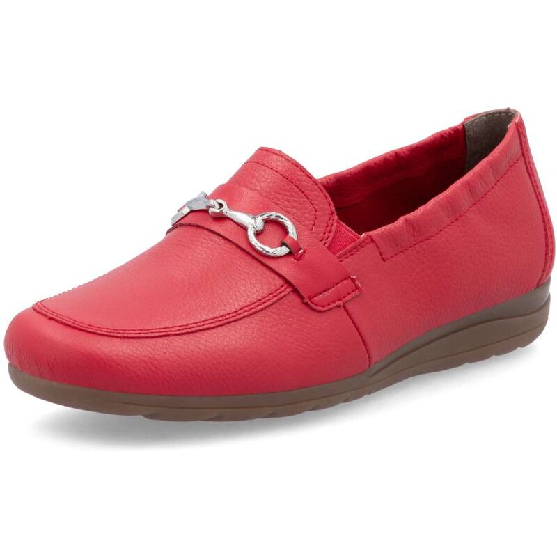 Dámske mokasíny RIEKER L9354-33 červená S5 61788614