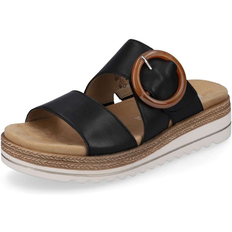 RIEKER Dámske šľapky REMONTE D0Q51-00 čierna S6 37942856