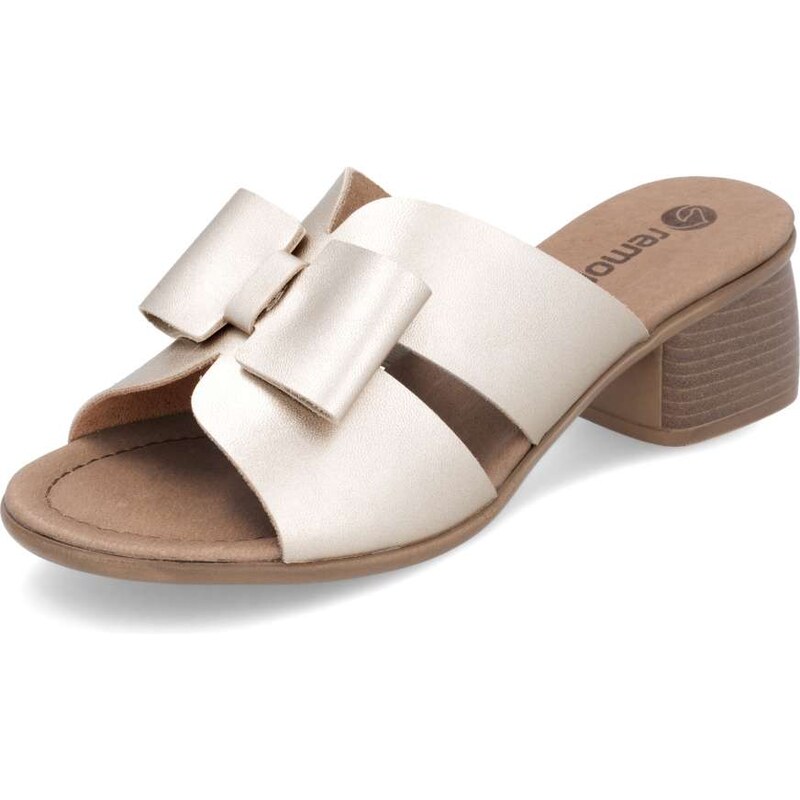 RIEKER Dámske šľapky REMONTE R8759-90 zlatá S6 61788621