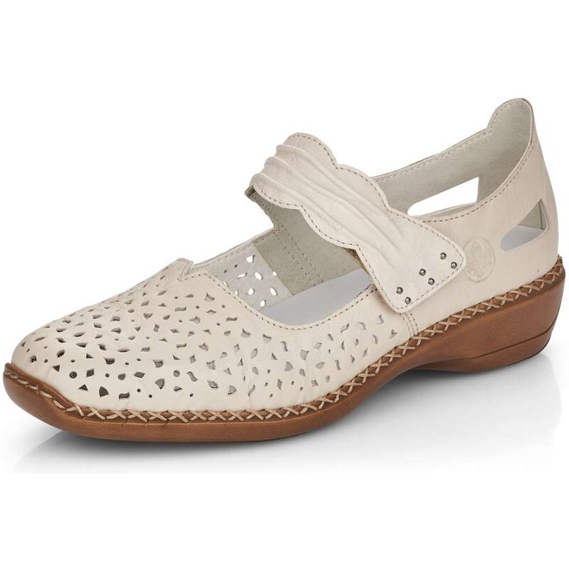 Dámske poltopánky RIEKER 41399-60 béžová S6 31127719