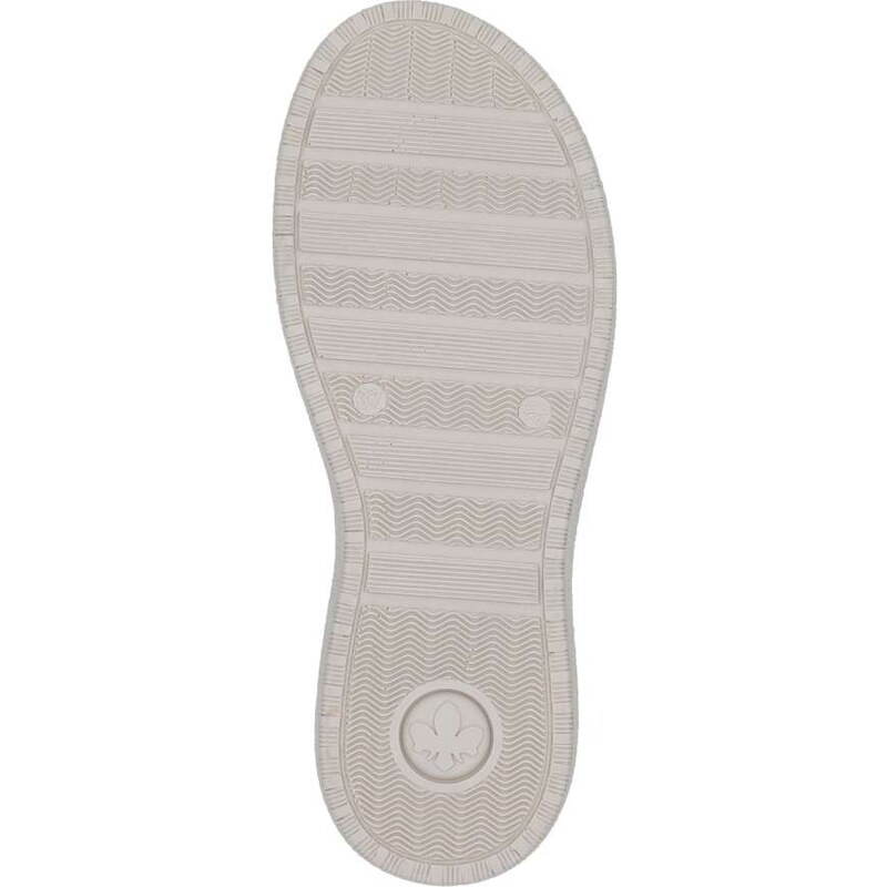 Dámske poltopánky RIEKER 50905-80 biela S5