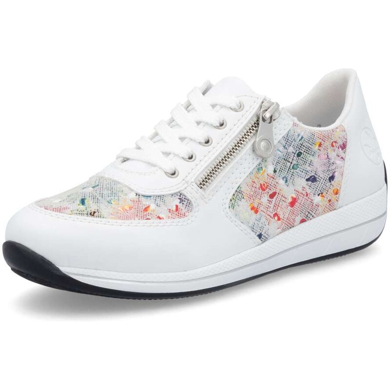 Dámske poltopánky RIEKER N1112-90 biela S6 37497312