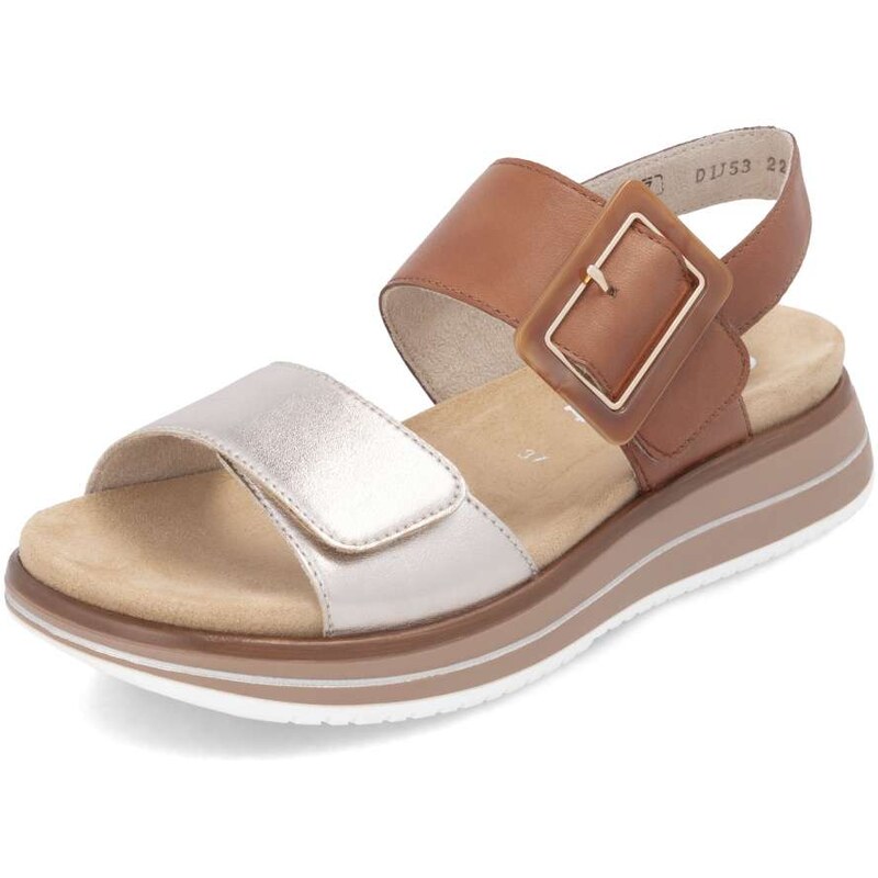 RIEKER Dámske sandále REMONTE D1J53-22 hnedá S5 61788660