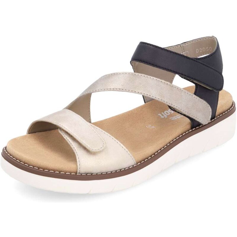 RIEKER Dámske sandále REMONTE D2050-93 čierna S5 61788667