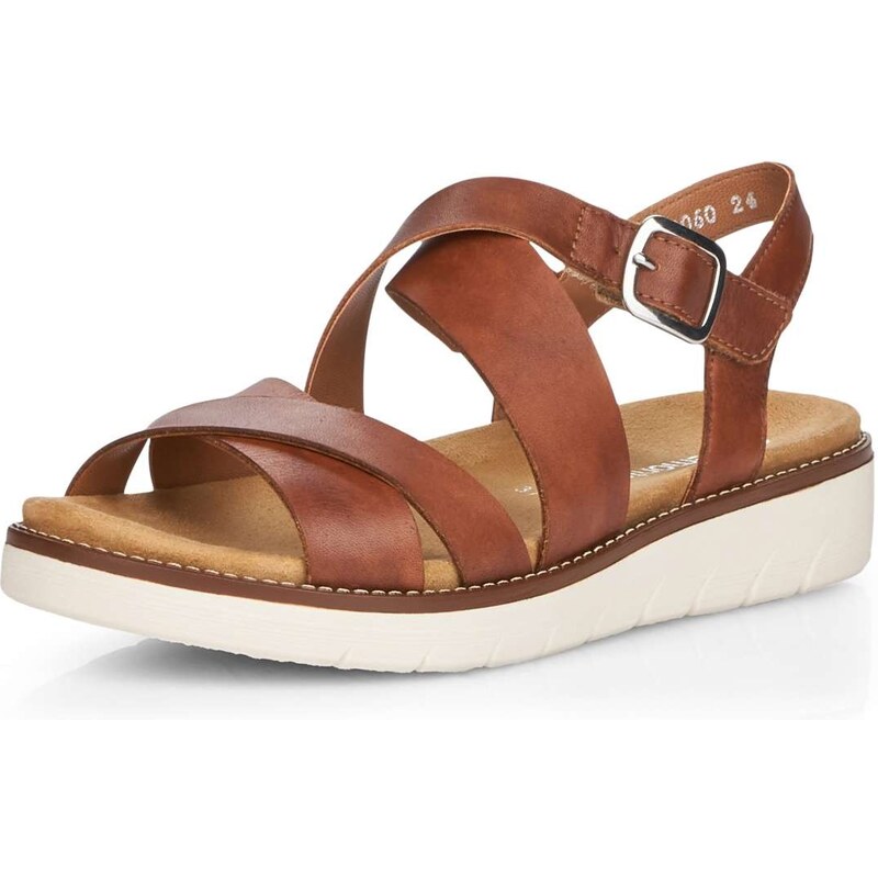 RIEKER Dámske sandále REMONTE D2060-24 hnedá S5 15932186