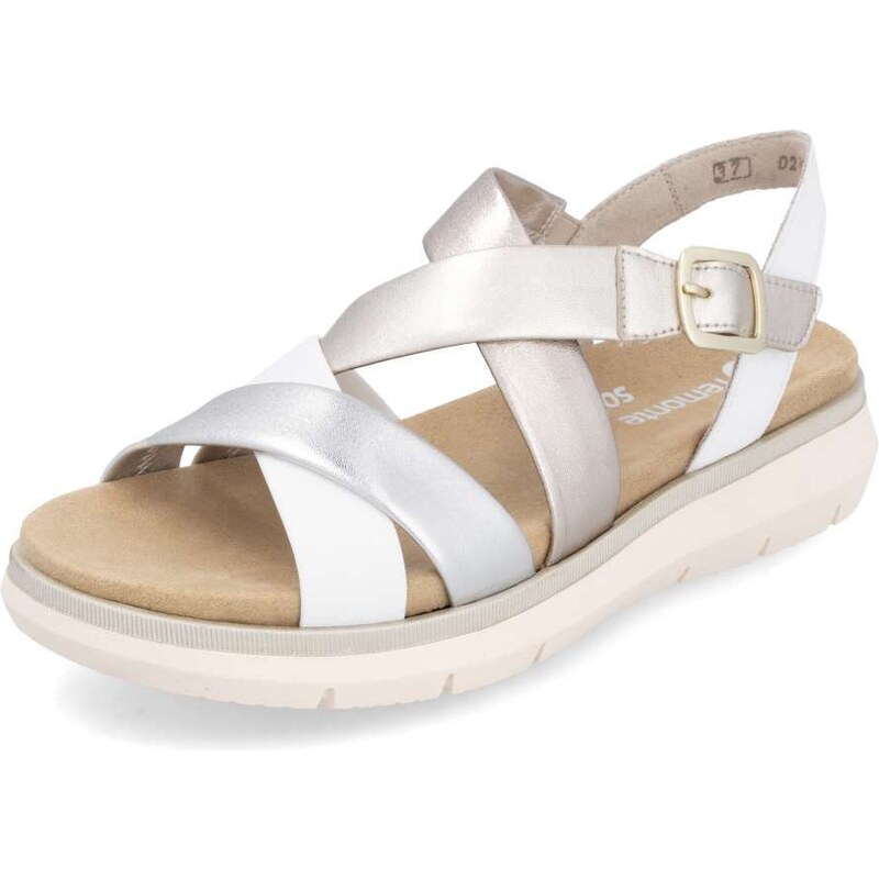 RIEKER Dámske sandále REMONTE D2K53-91 zlatá S5 61788670