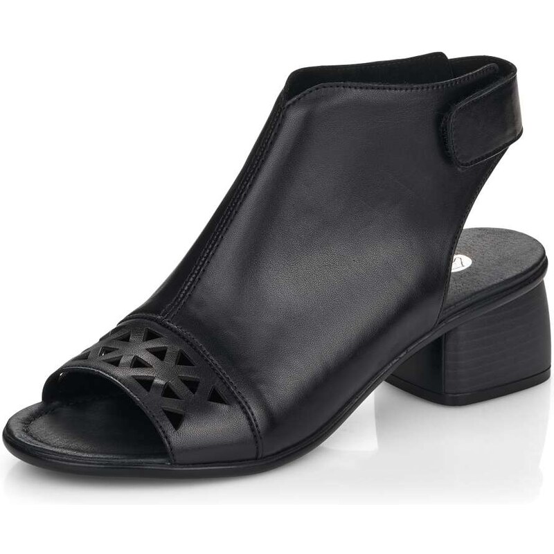 RIEKER Dámske sandále REMONTE R8772-00 čierna S6 32402520