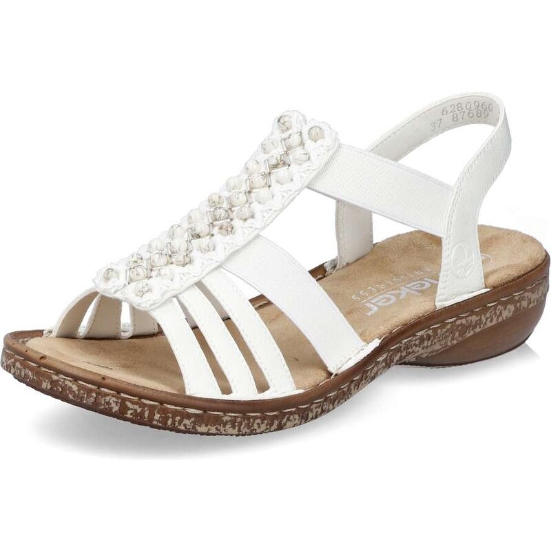 Dámske sandále RIEKER 62809-60 béžová S5 61788701