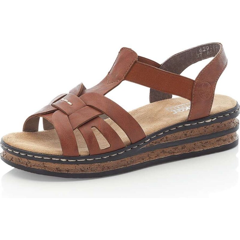 Dámske sandále RIEKER 62918-22 hnedá S6 23277671