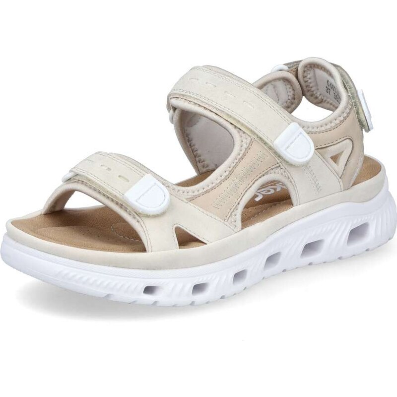 E-shop Dámske sandále RIEKER 64074-60 béžová S6
