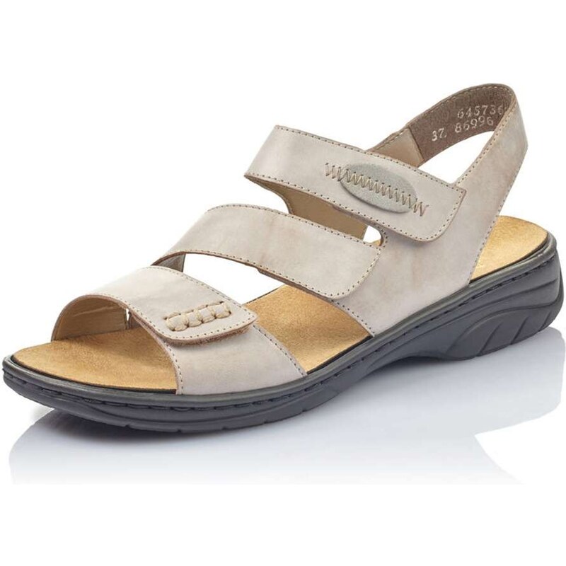 E-shop Dámske sandále RIEKER 64573-62 béžová S5