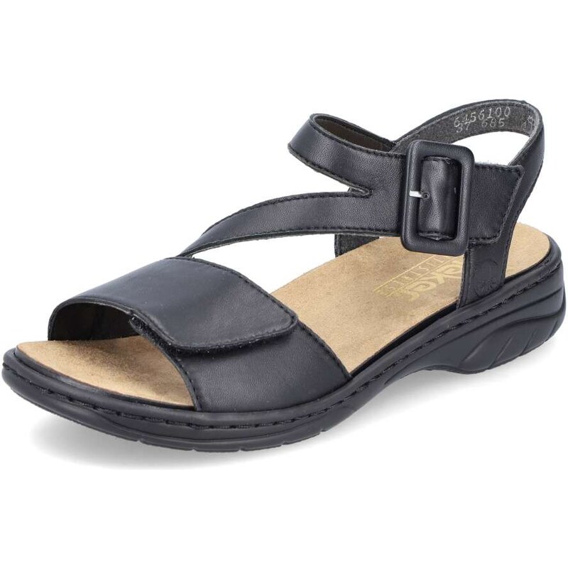 E-shop Dámske sandále RIEKER 64561-00 čierna S6