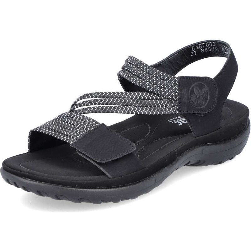 Dámske sandále RIEKER 64870-00 čierna S6 39332031