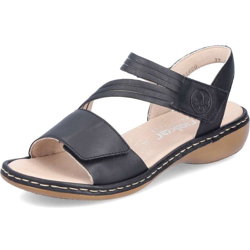 E-shop Dámske sandále RIEKER 65964-00 čierna S6