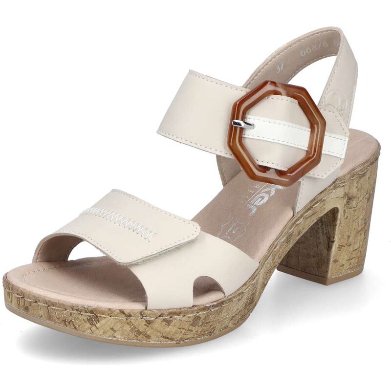 Dámske sandále RIEKER 66876-60 béžová S5 50187698