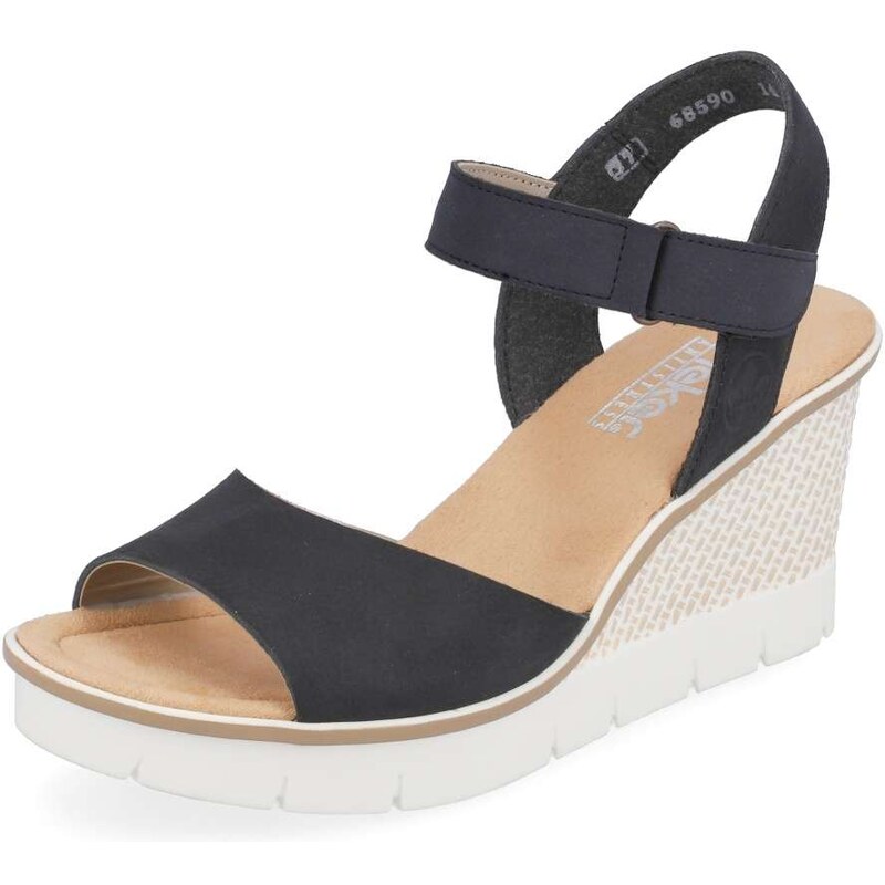 E-shop Dámske sandále RIEKER 68590-14 modrá S6