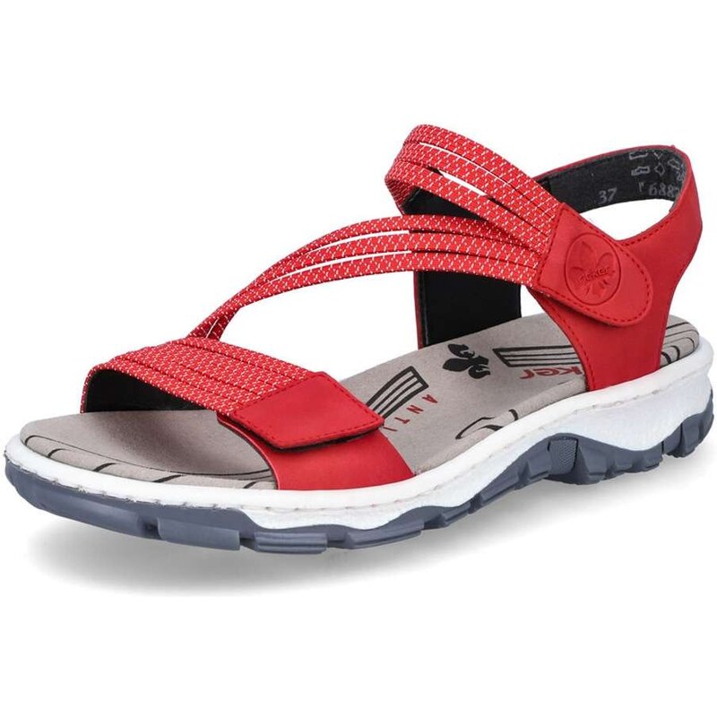 E-shop Dámske sandále RIEKER 68871-33 červená S6