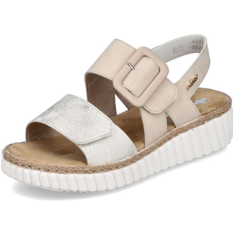 E-shop Dámske sandále RIEKER 69260-60 béžová S6