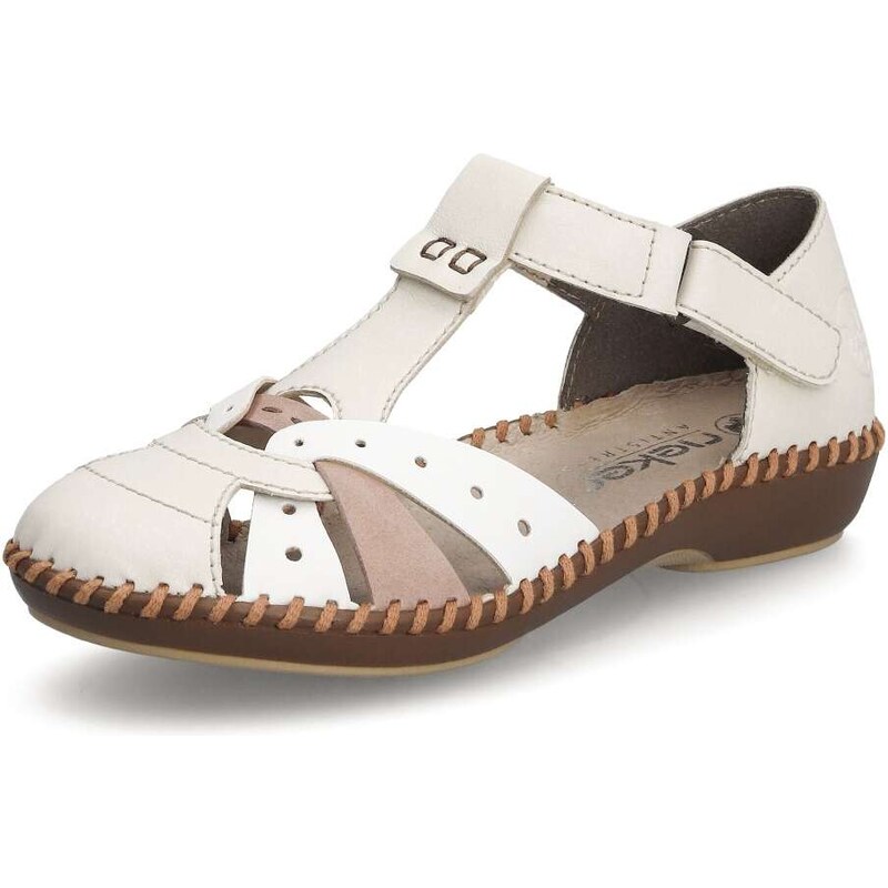 E-shop Dámske sandále RIEKER M1655-61 béžová S6