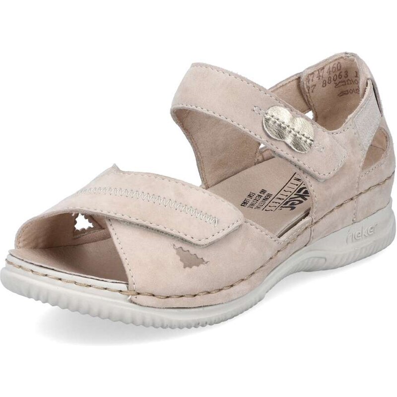 Dámske sandále RIEKER V7474-60 béžová S6 50261025