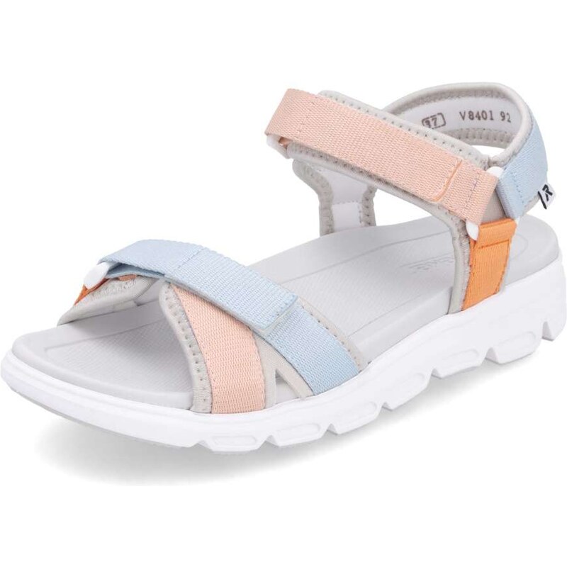 E-shop Dámske sandále RIEKER V8401-92 oranžová S5