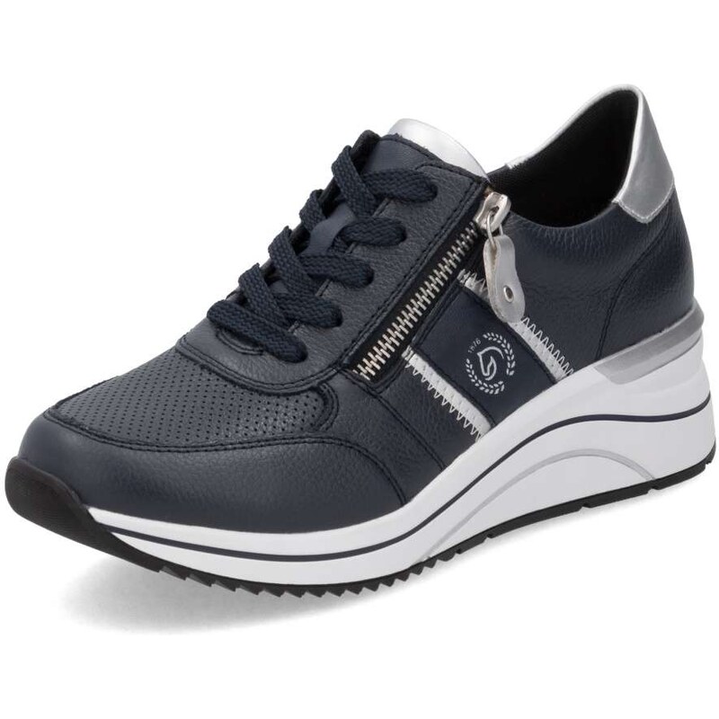 RIEKER Dámske tenisky REMONTE D0T04-14 modrá S6 61788761