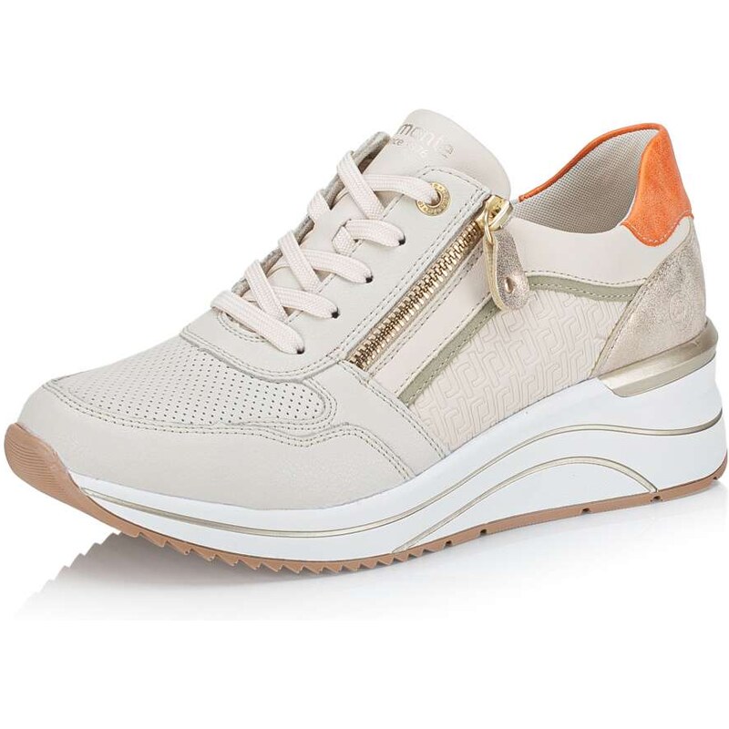 RIEKER Dámske tenisky REMONTE D0T10-80 béžová S6 61788764