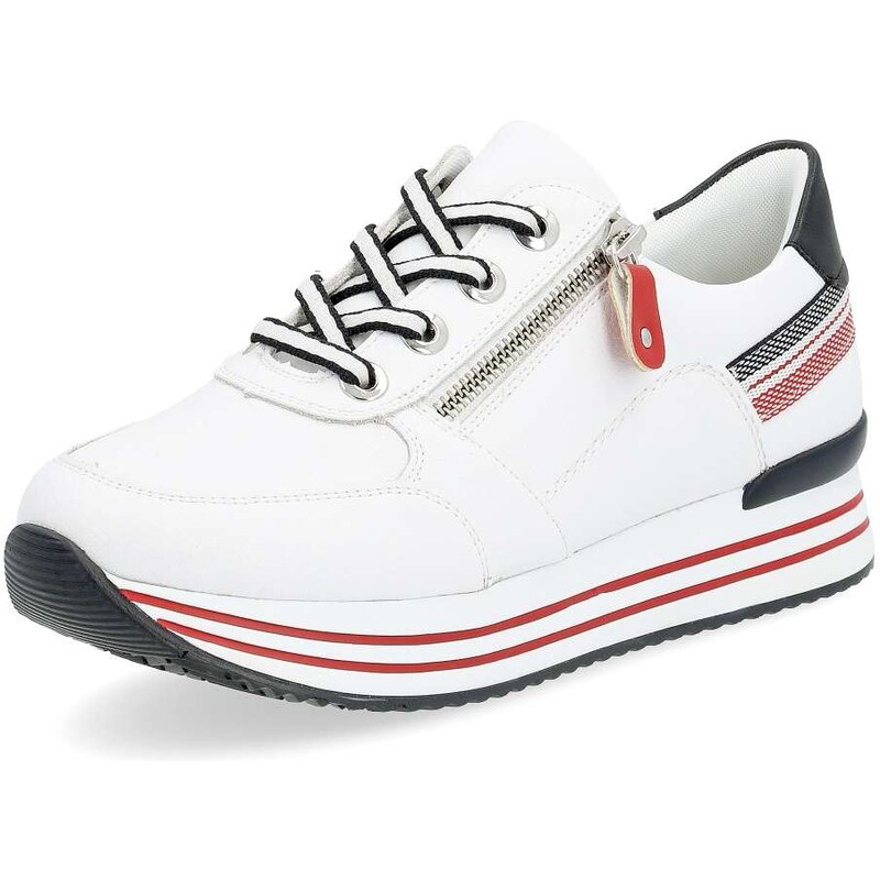 RIEKER Dámske tenisky REMONTE D1312-82 biela S6 48764291