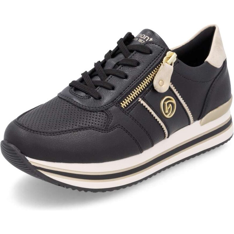 RIEKER Dámske tenisky REMONTE D1327-03 čierna S5 61788771