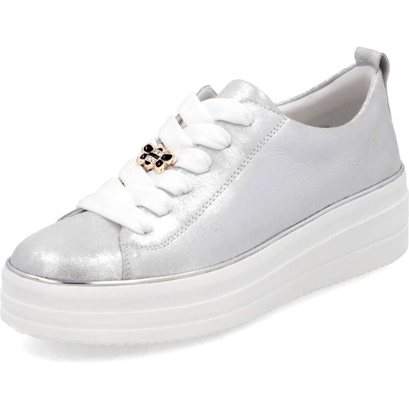 RIEKER Dámske tenisky REMONTE D1C03-81 strieborná S5 61788776