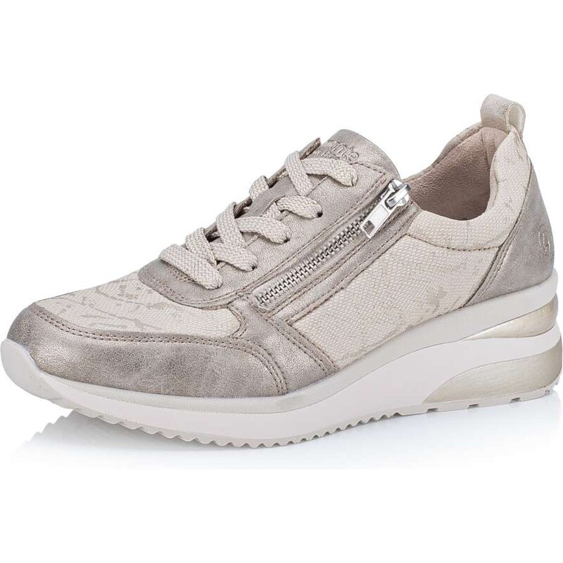 RIEKER Dámske tenisky REMONTE D2401-61 béžová S6 61788804