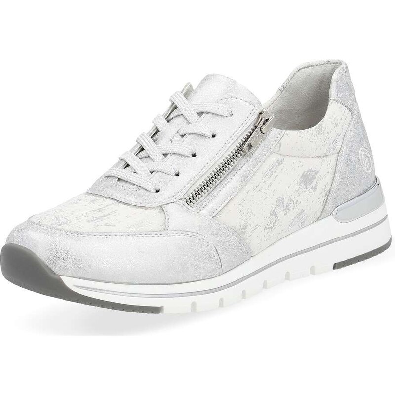 RIEKER Dámske tenisky REMONTE R6700-91 strieborná S6 48764345