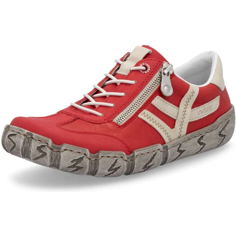 Dámske tenisky RIEKER L0363-33 červená S6 61788892