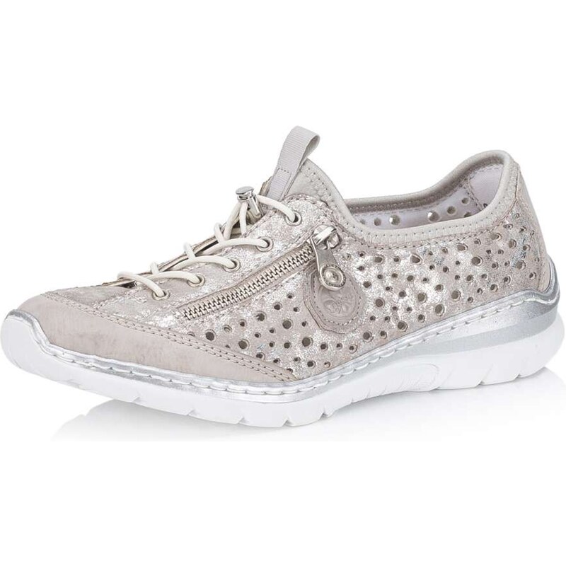 Dámske poltopánky RIEKER L32P6-90 béžová S6 50425782