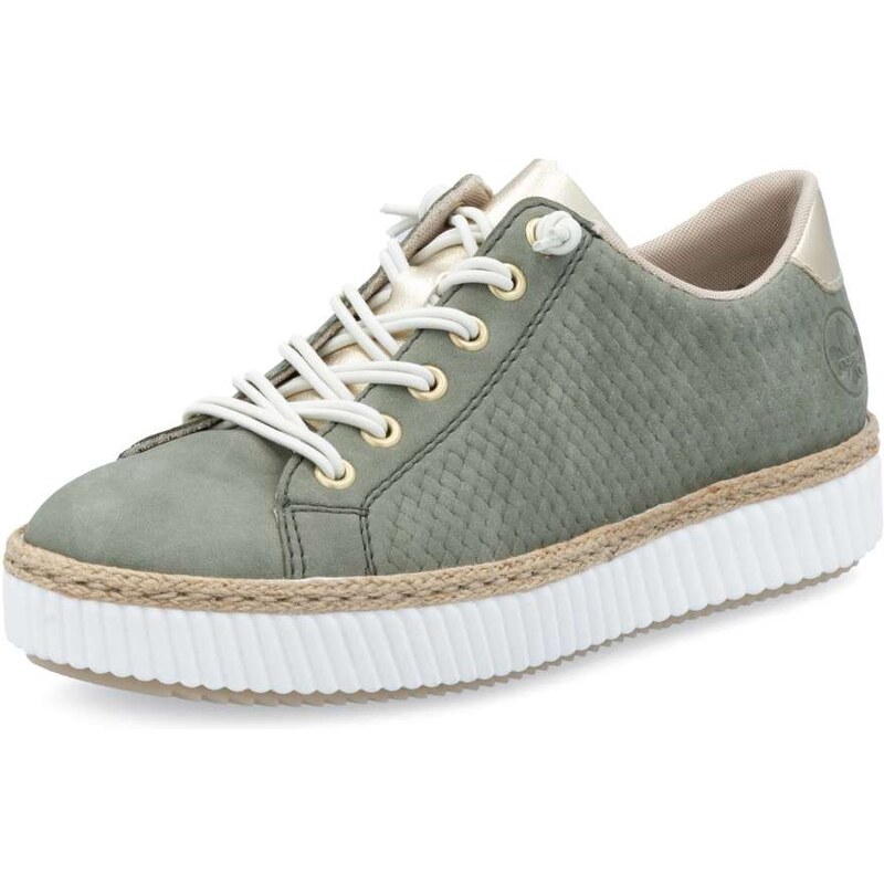 Dámske tenisky RIEKER M2952-52 zelená S5 61788926