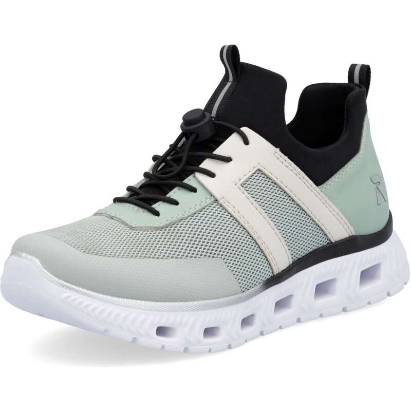 Dámske tenisky RIEKER M6061-52 zelená S5 48838114