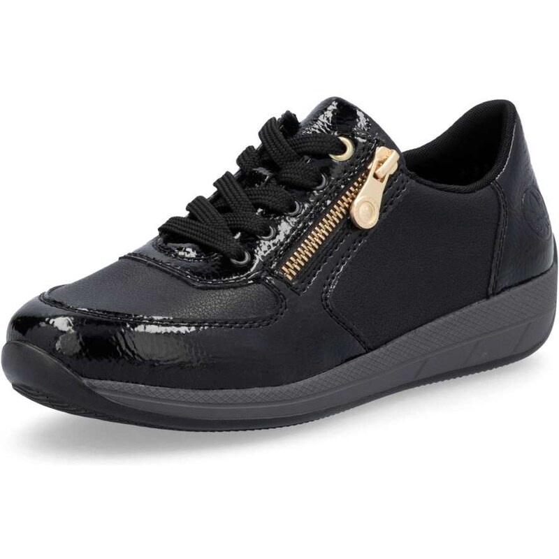 Dámske poltopánky RIEKER N1112-02 čierna S5 61788953