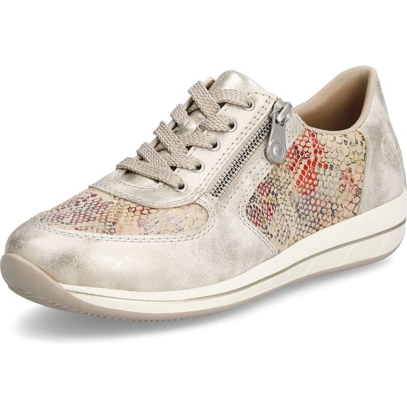 Dámske poltopánky RIEKER N1112-91 zlatá S6 48764398