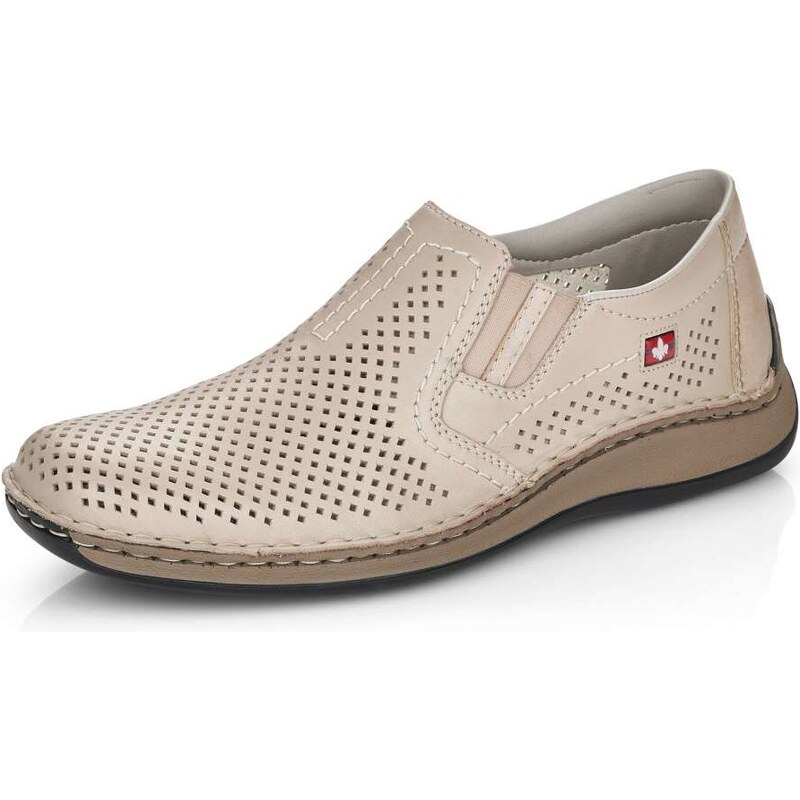 Pánske mokasíny RIEKER 05297-60 béžová S6 38010259
