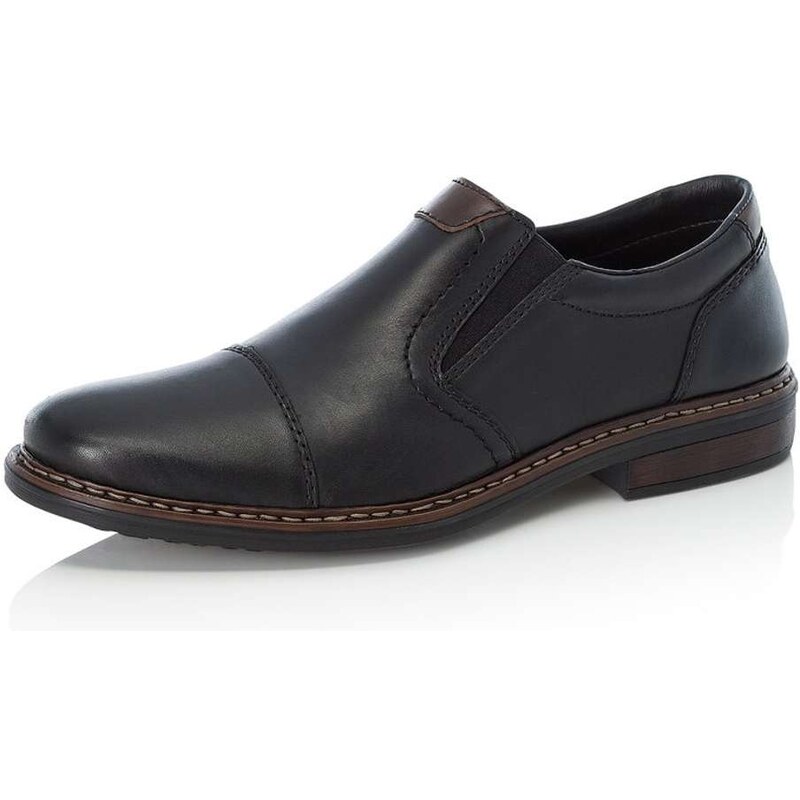 Pánske mokasíny RIEKER 17659-00 čierna S6 18452707