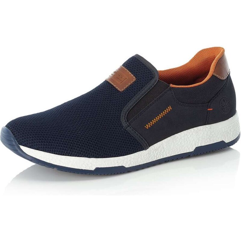 Pánske mokasíny RIEKER B3450-14 modrá S5 48764477